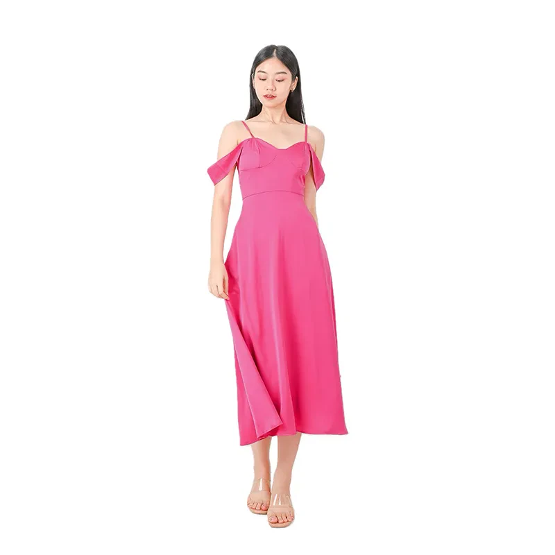 LARISA BUSTIER A-LINE DRESS