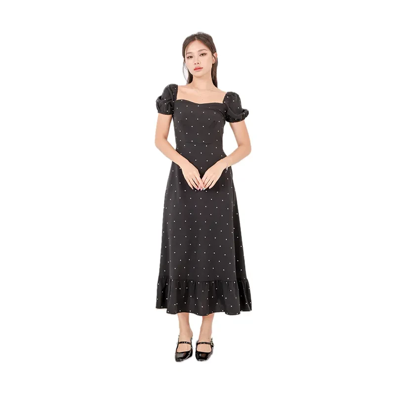 DELLE DOT SLEEVED MAXI