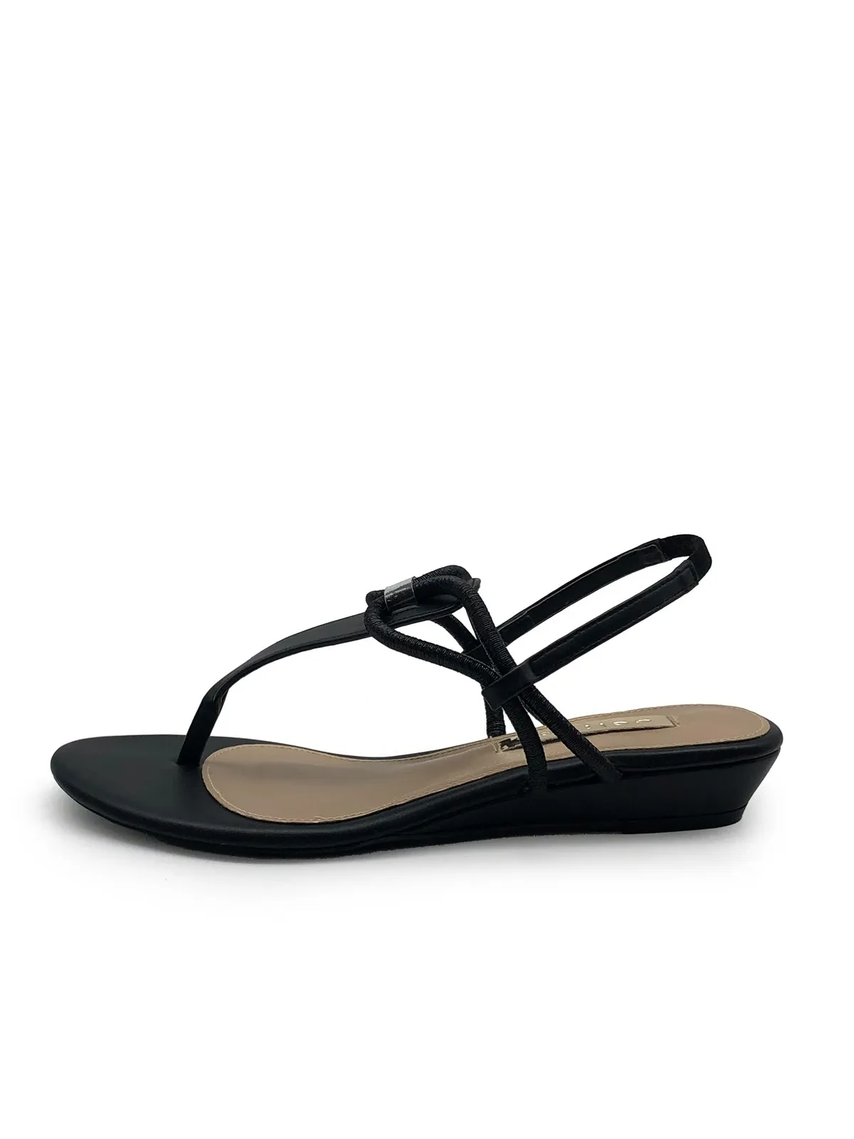 1" Wedged Heel 5104 3826 - Jet Black