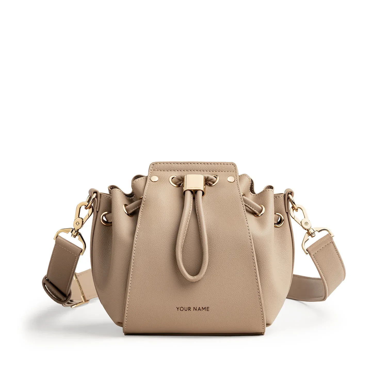 ESBUCKET MINI BUCKET BAG - LIGHT MOCHA