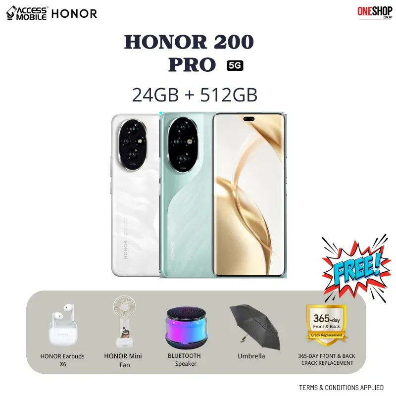 HONOR 200 PRO 5G 24GB + 512GB