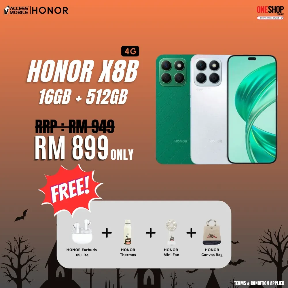 HONOR X8B 4G 16GB + 512GB
