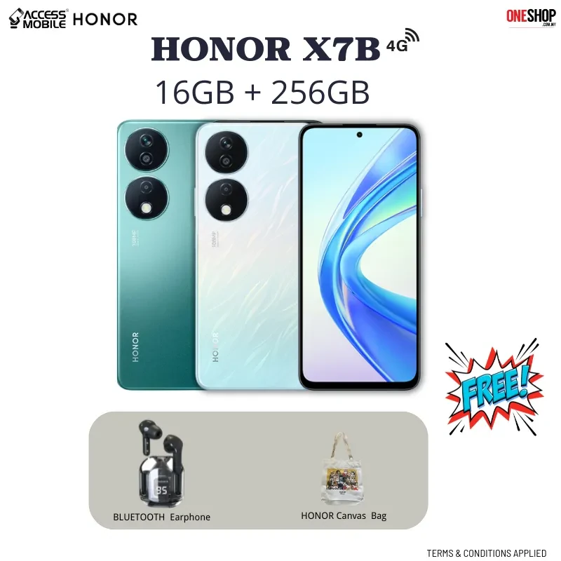 HONOR X7B 4G 16GB + 256GB