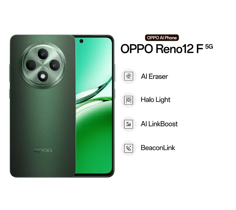 OPPO RENO 12F 5G (12GB RAM+ 512GB ROM)