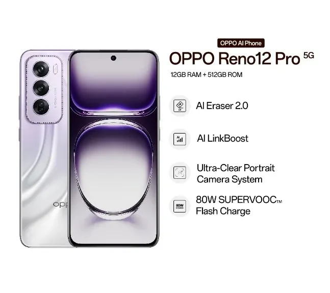 OPPO RENO 12PRO 5G (12GB RAM+ 512GB ROM)