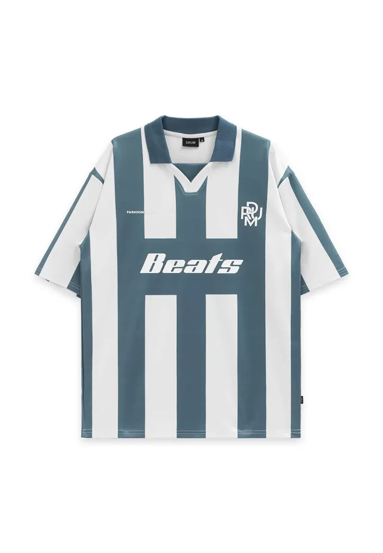 DRUM SELECT VERTICAL STRIPE POLO JERSEY