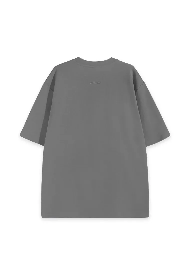 DRUM SELECT FABRIC PATCH OVERSIZED TEE