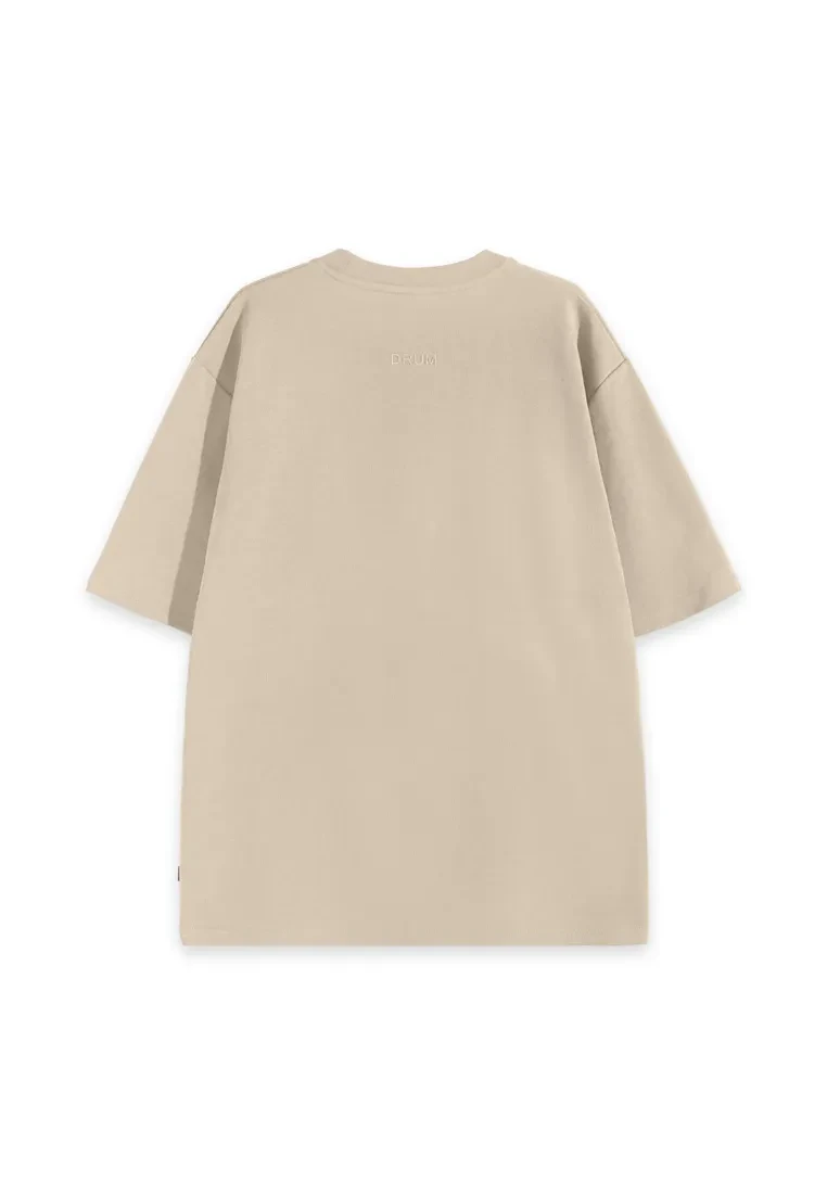 DRUM SELECT FABRIC PATCH OVERSIZED TEE