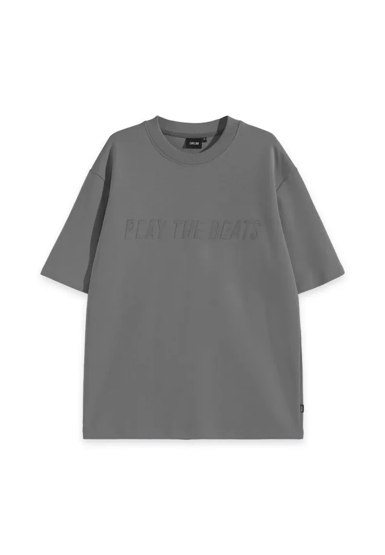 DRUM SELECT FABRIC PATCH OVERSIZED TEE
