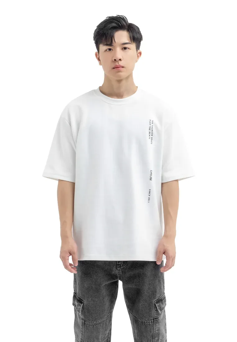 DRUM SELECT GRAPHIC PRINT OVERSIZED TEE