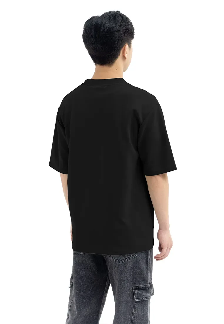 DRUM SELECT PATCH FABRIC OVERSIZED TEE