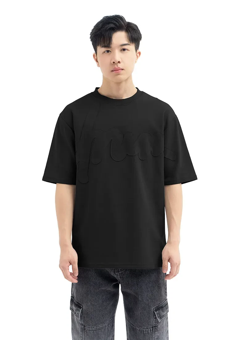 DRUM SELECT PATCH FABRIC OVERSIZED TEE