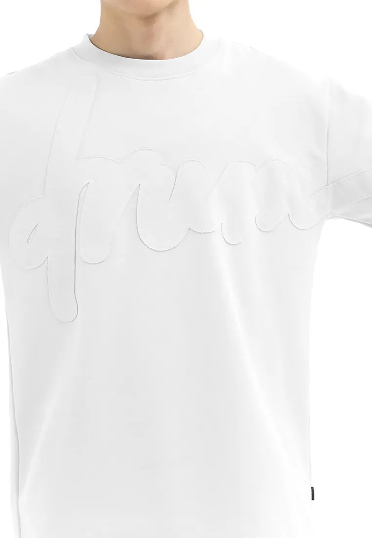DRUM SELECT PATCH FABRIC OVERSIZED TEE