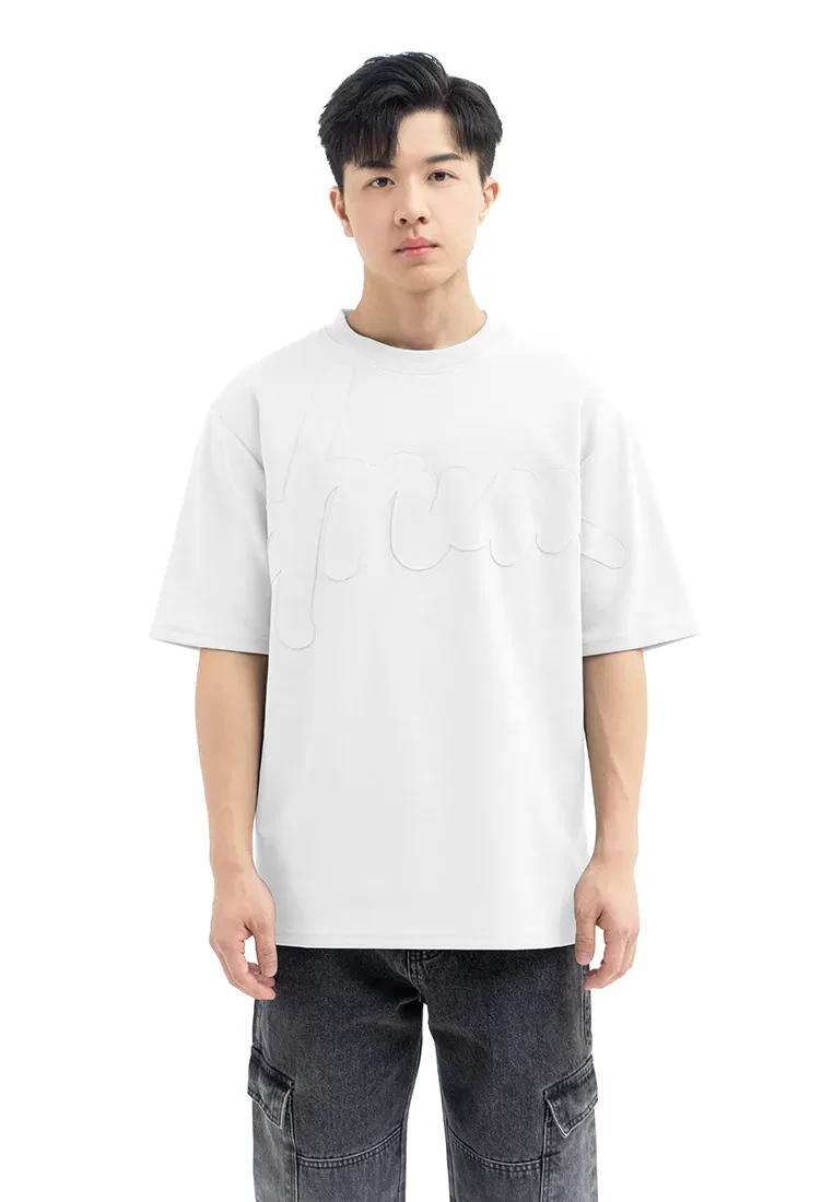DRUM SELECT PATCH FABRIC OVERSIZED TEE