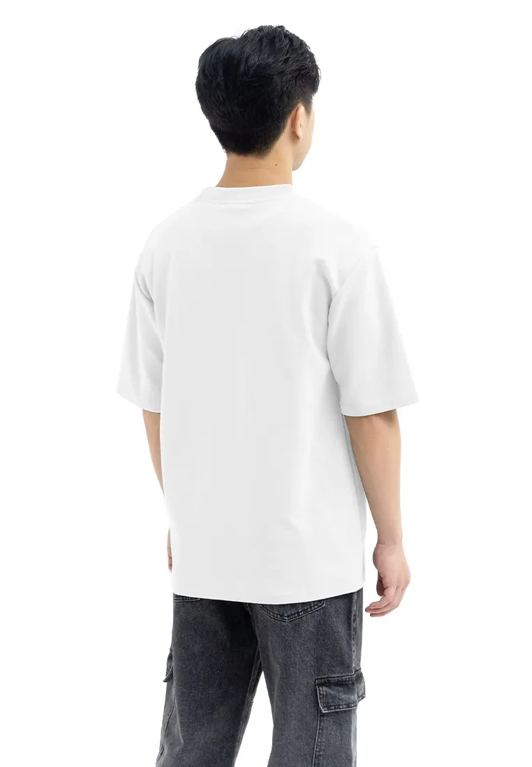 DRUM SELECT PATCH FABRIC OVERSIZED TEE