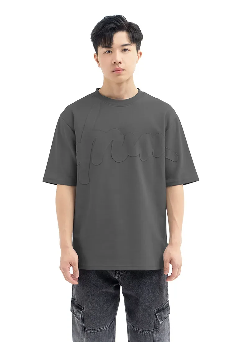 DRUM SELECT PATCH FABRIC OVERSIZED TEE