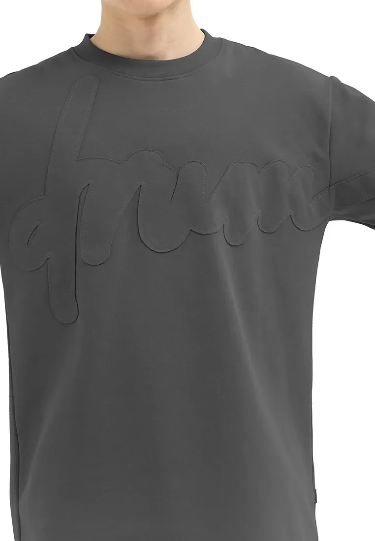 DRUM SELECT PATCH FABRIC OVERSIZED TEE