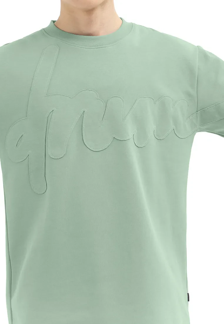 DRUM SELECT PATCH FABRIC OVERSIZED TEE