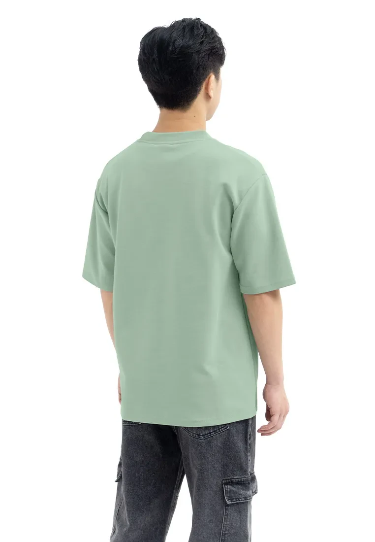 DRUM SELECT PATCH FABRIC OVERSIZED TEE