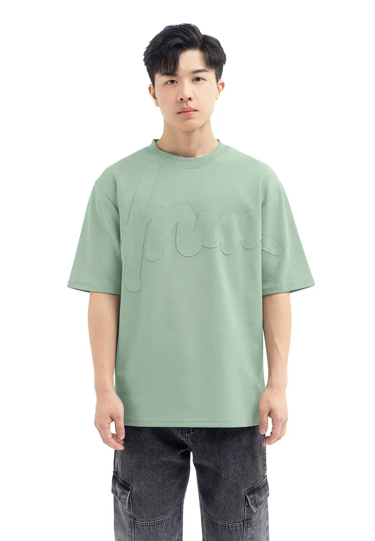 DRUM SELECT PATCH FABRIC OVERSIZED TEE