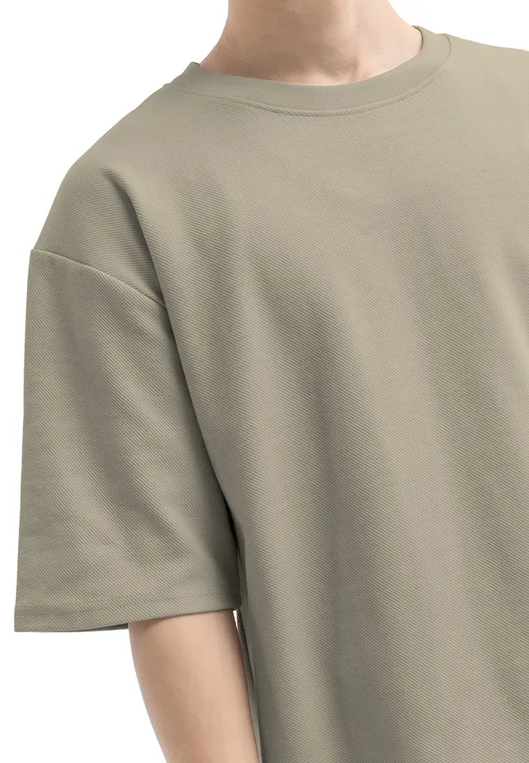 DRUM SELECT OVERSIZED TEXTURE SHORT SLEEVE TEE