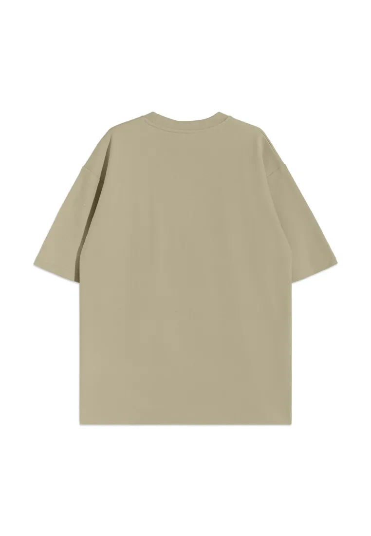 DRUM SELECT OVERSIZED TEXTURE SHORT SLEEVE TEE