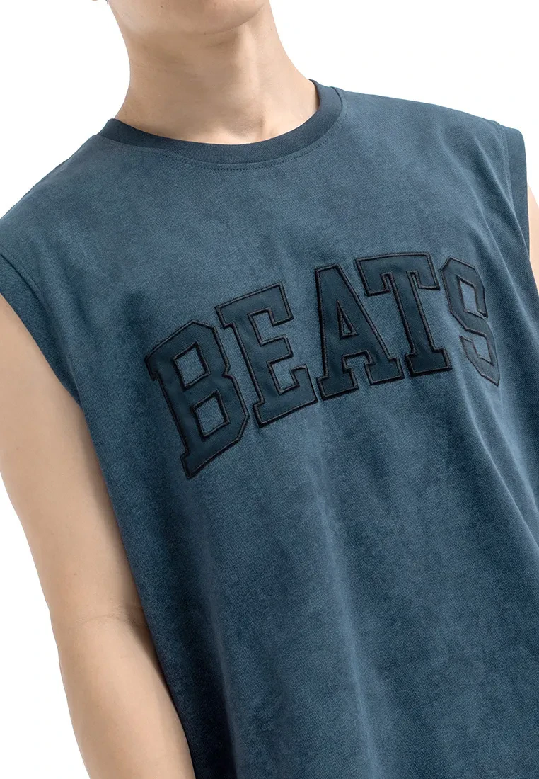 DRUM SELECT LOGO STONE WASHED SINGLET