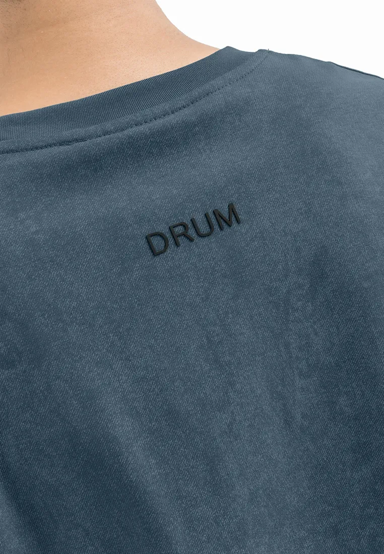 DRUM SELECT LOGO STONE WASHED SINGLET