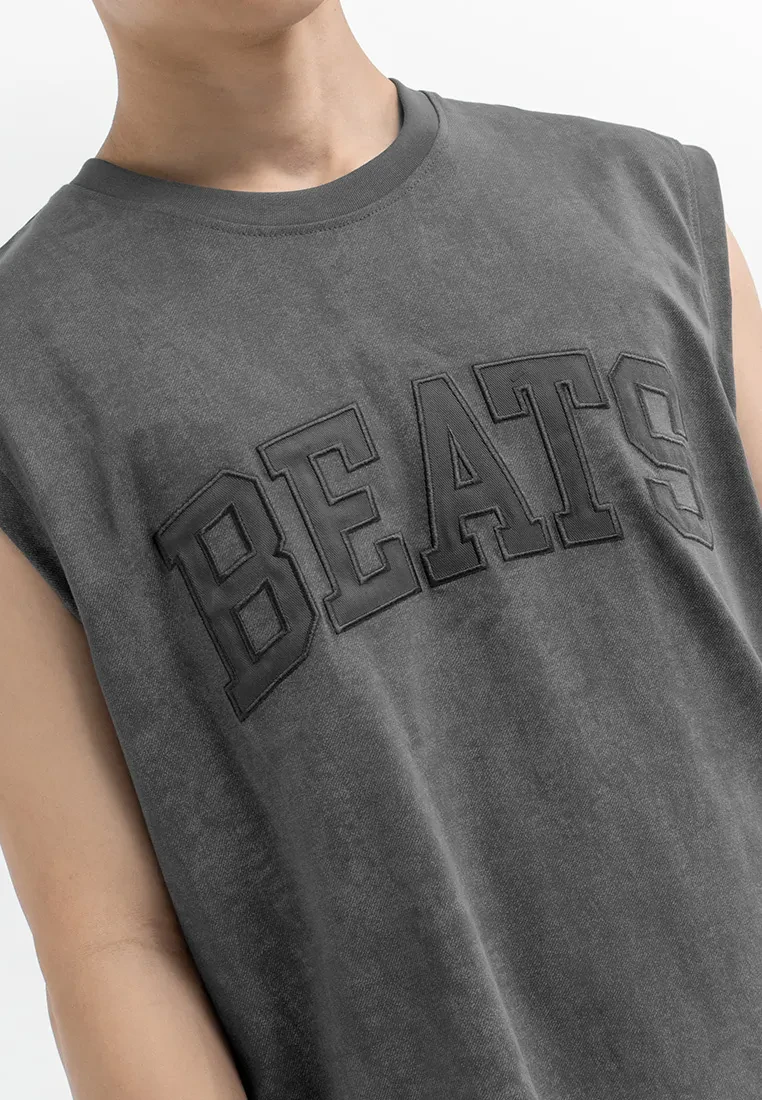 DRUM SELECT LOGO STONE WASHED SINGLET
