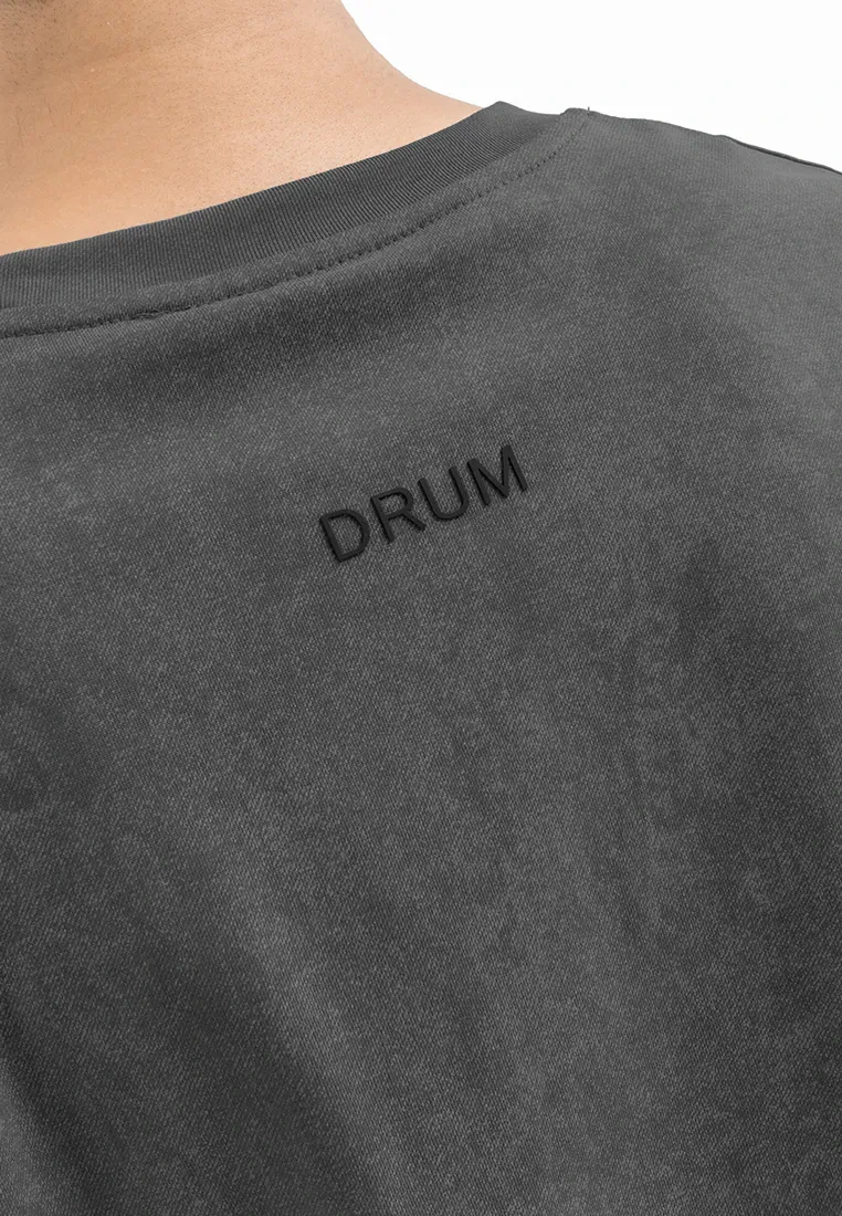 DRUM SELECT LOGO STONE WASHED SINGLET