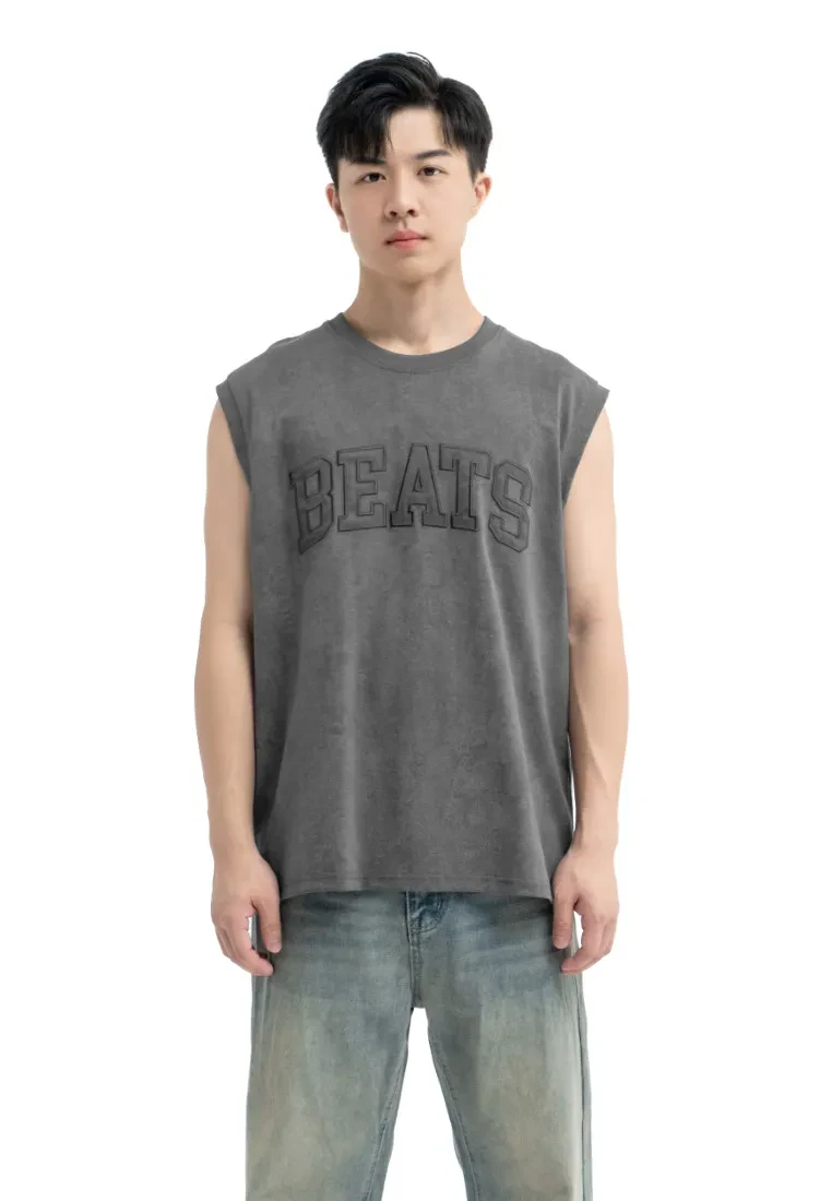 DRUM SELECT LOGO STONE WASHED SINGLET