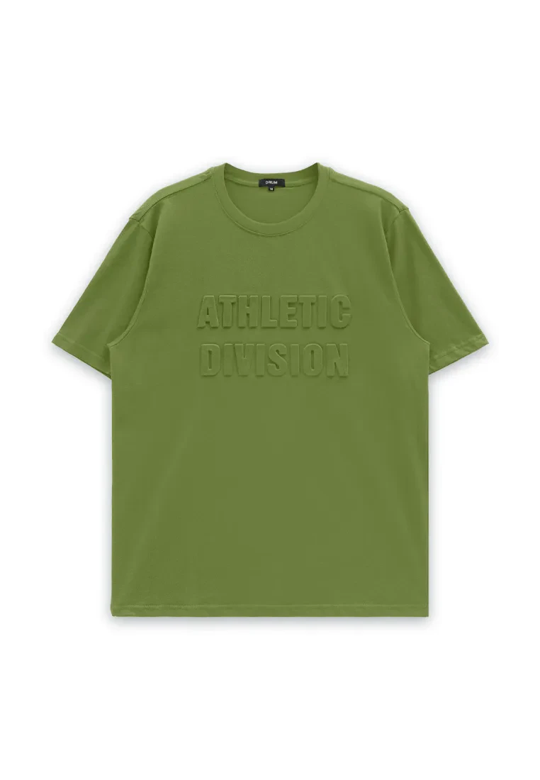DRUM ATHLETIC DIVISION EMBOSSED TEE
