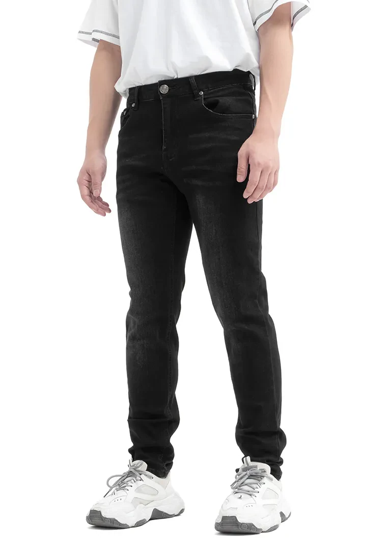 DRUM CLASSIC SLIM FIT JEANS- BLACK