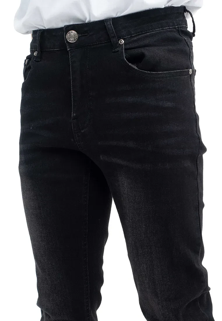 DRUM CLASSIC SLIM FIT JEANS- BLACK