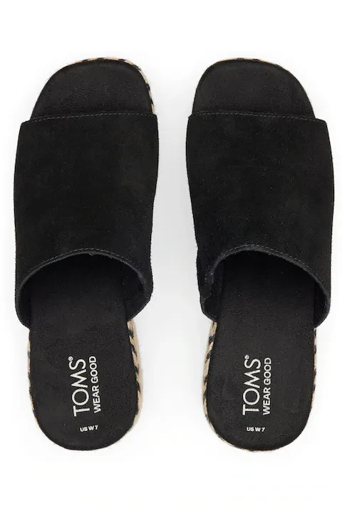 LAILA MULE - BLK SUED
