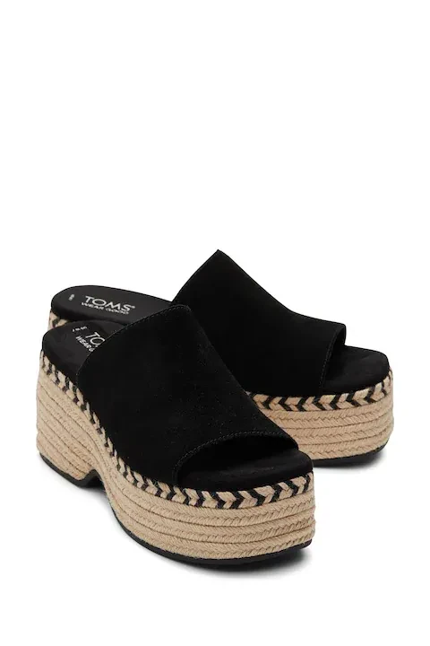 LAILA MULE - BLK SUED