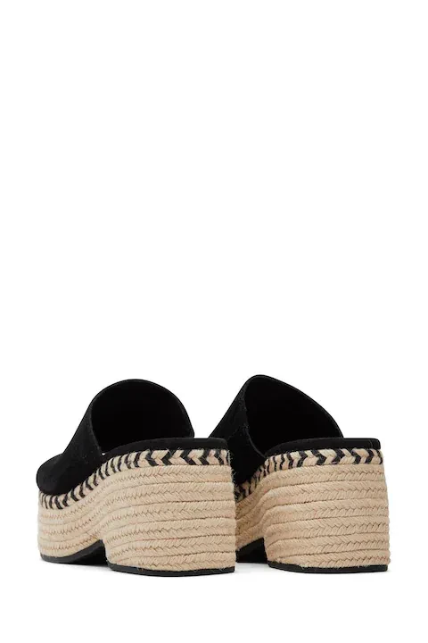 LAILA MULE - BLK SUED