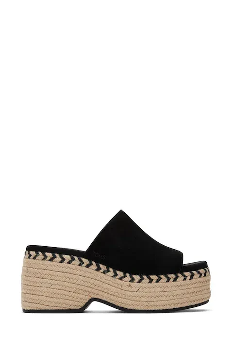 LAILA MULE - BLK SUED
