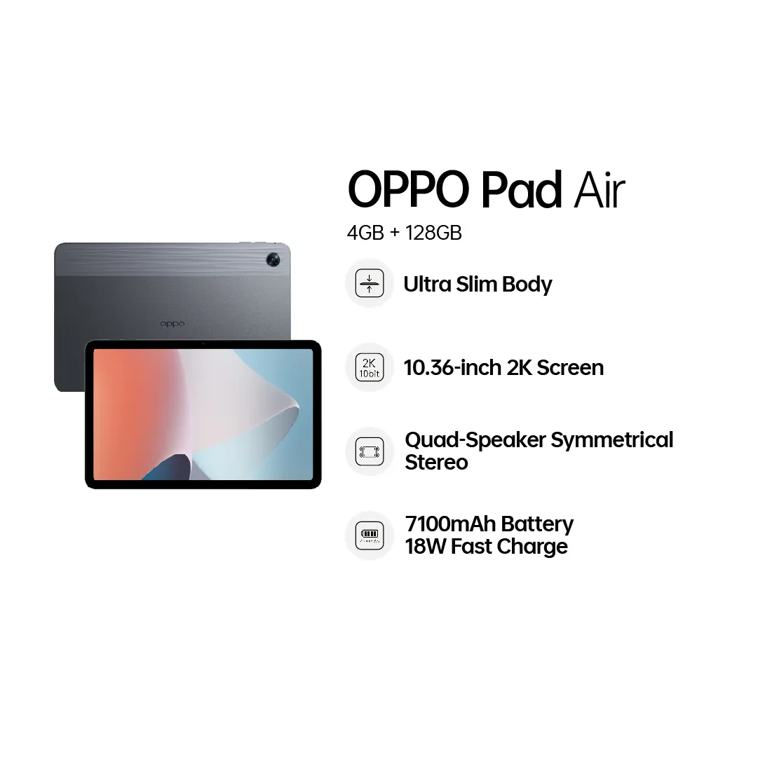OPPO PAD AIR 4GB RAM - 128 ROM