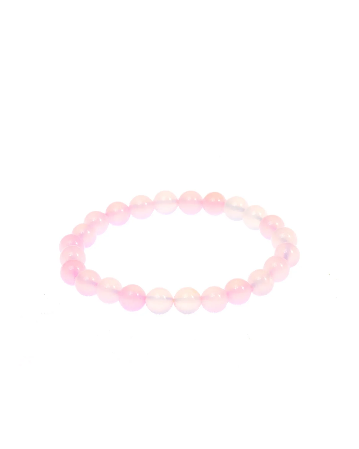 AGATE DYED ROSE STONES BRACELET 8MM