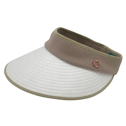 DONNA WHITE FOLDABLE VISOR
