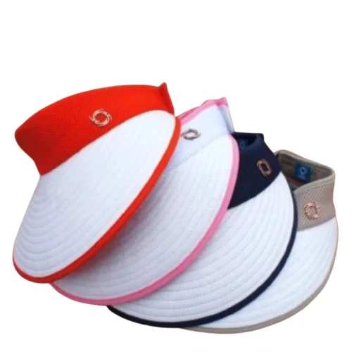 DONNA WHITE FOLDABLE VISOR
