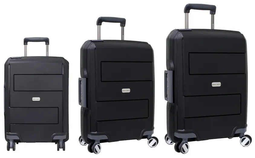 [BSICD] BARRY SMITH POLYPROPYLENE (ZIPLESS BSICD) HARDCASE LUGGAGE SET OF 3
