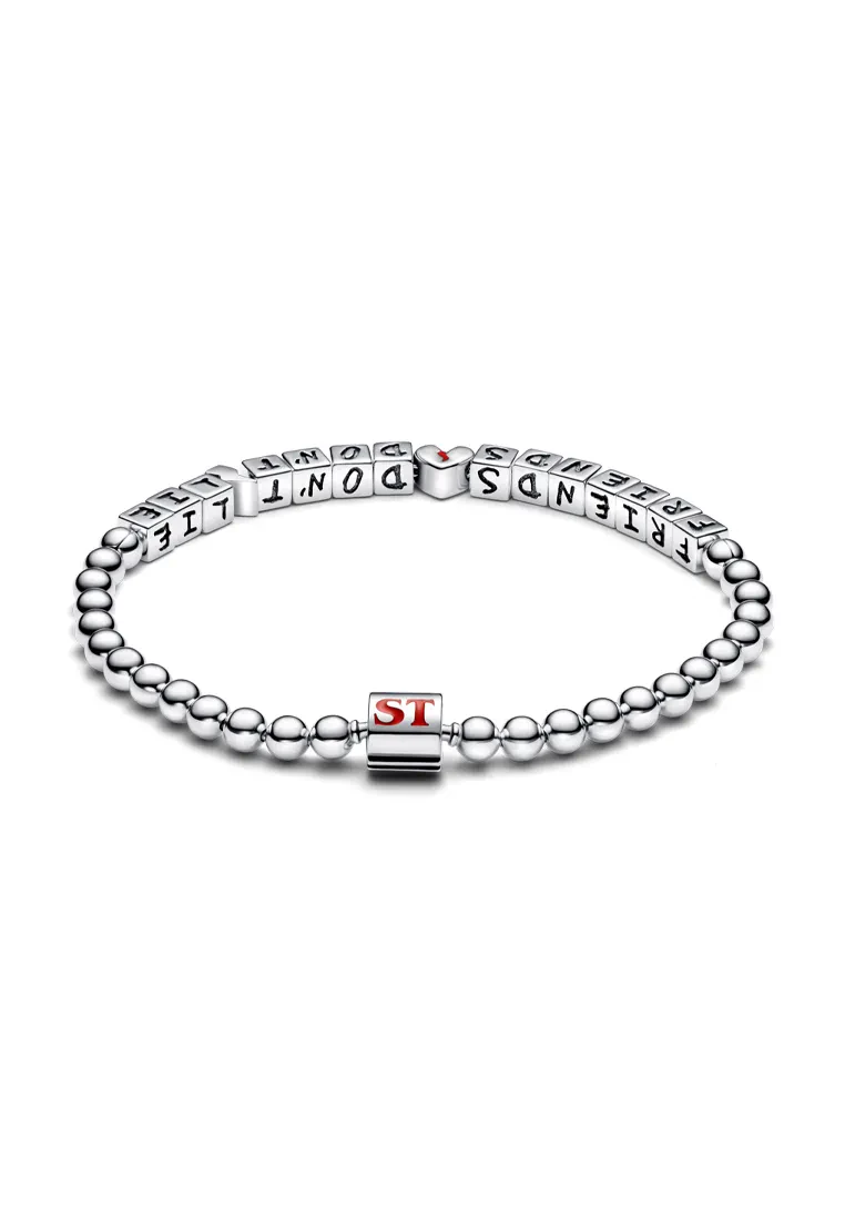 PANDORA STRANGER THINGS FRIENDS DON'T LIE BRACELET