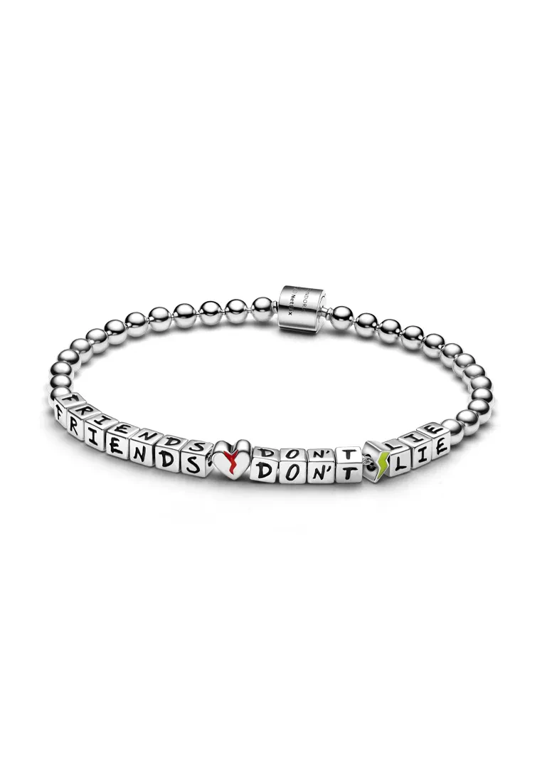 PANDORA STRANGER THINGS FRIENDS DON'T LIE BRACELET