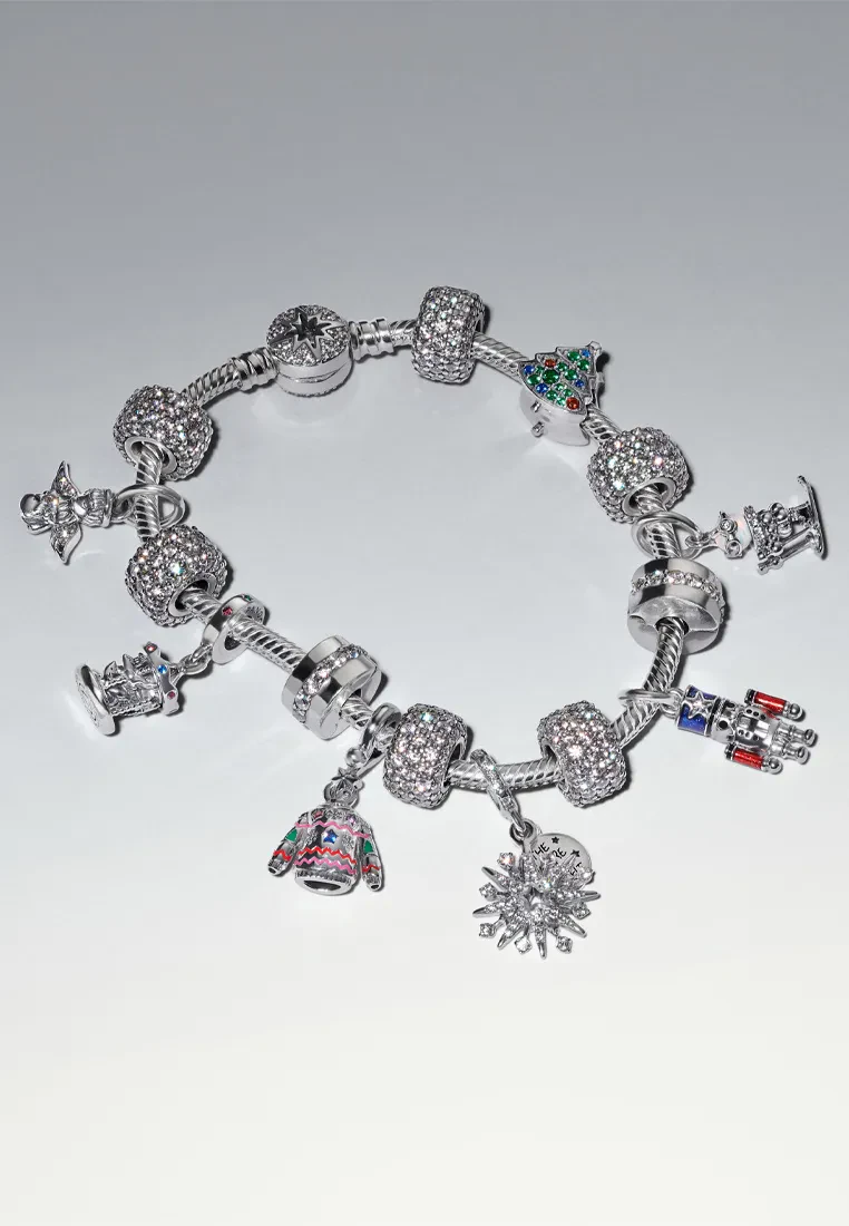 PANDORA NORTH STAR CLASP SNAKE CHAIN BRACELET