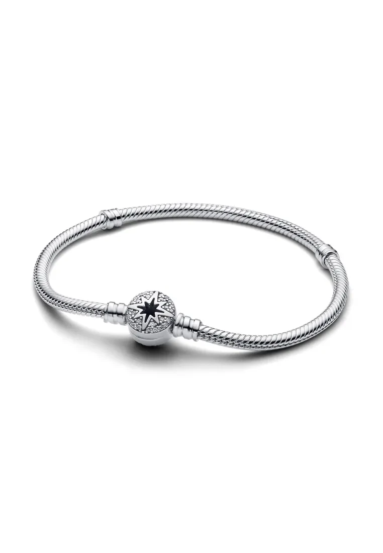 PANDORA NORTH STAR CLASP SNAKE CHAIN BRACELET