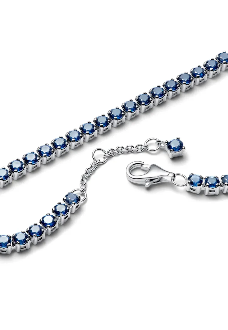 PANDORA SPARKLING BLUE TENNIS BRACELET