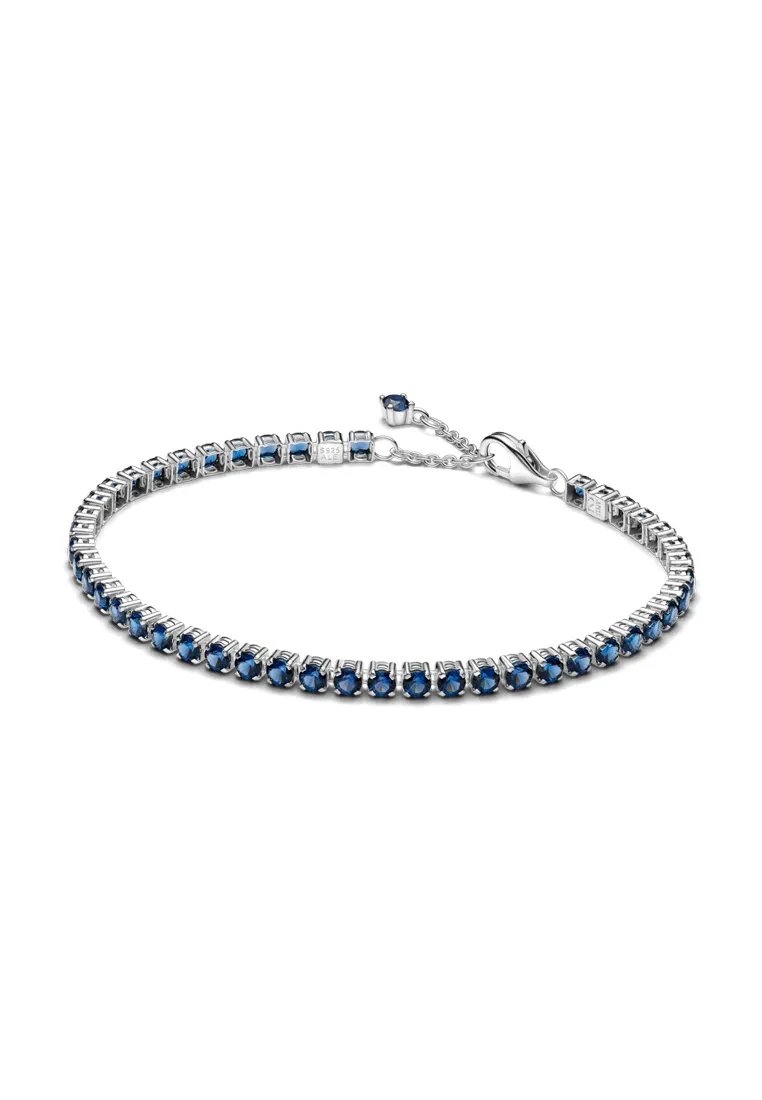 PANDORA SPARKLING BLUE TENNIS BRACELET