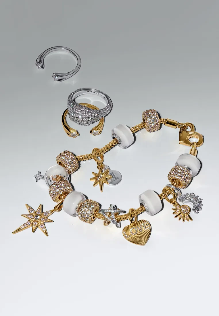 PANDORA SHOOTING STARS OPEN RING